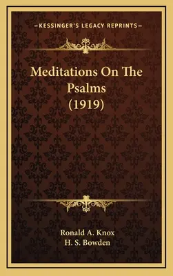 Meditazioni sui salmi (1919) - Meditations On The Psalms (1919)