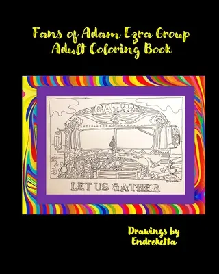 Libro da colorare per adulti del gruppo Adam Ezra - Fans of Adam Ezra Group Adult Coloring Book