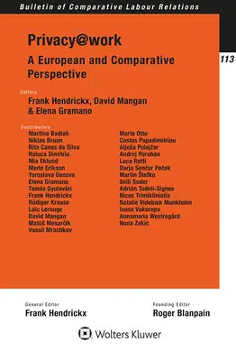 Privacy@lavoro: Una prospettiva europea e comparata - Privacy@work: A European and Comparative Perspective