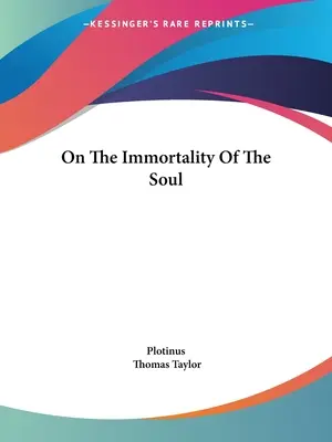 Sull'immortalità dell'anima - On The Immortality Of The Soul