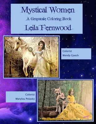 Donne mistiche: Un libro da colorare in scala di grigi - Mystical Women: A Grayscale Coloring Book