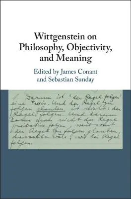 Wittgenstein su filosofia, oggettività e significato - Wittgenstein on Philosophy, Objectivity, and Meaning