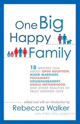 Una grande famiglia felice: 18 scrittori raccontano l'adozione aperta, il matrimonio misto, il poliamore, il matrimonio casalingo, la maternità singola e altre realtà - One Big Happy Family: 18 Writers Talk About Open Adoption, Mixed Marriage, Polyamory, Househusbandry, Single Motherhood, and Other Realities