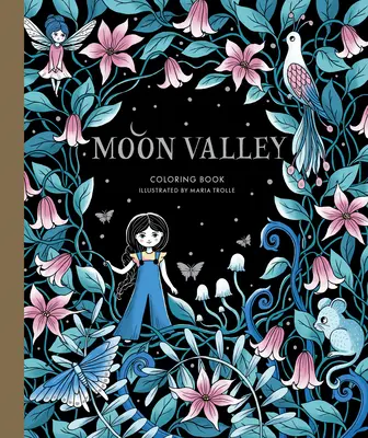 Libro da colorare sulla Valle della Luna - Moon Valley Coloring Book