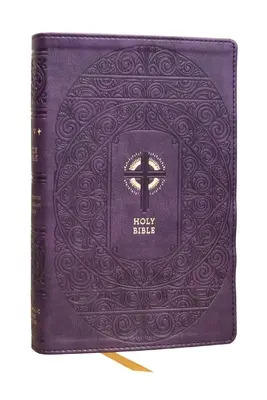 Nrsvce Sakramen-sakramen Inisiasi Alkitab Katolik, Kulit Ungu, Comfort Print - Nrsvce Sacraments of Initiation Catholic Bible, Purple Leathersoft, Comfort Print