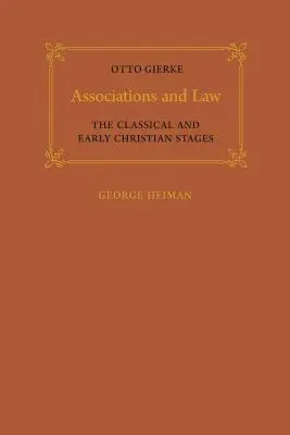 Associazioni e diritto: Le fasi classiche e paleocristiane - Associations and Law: The Classical and Early Christian Stages