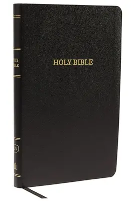 KJV, Bibbia di riferimento Thinline, Pelle, Nero, Edizione a lettere rosse - KJV, Thinline Reference Bible, Leather-Look, Black, Red Letter Edition
