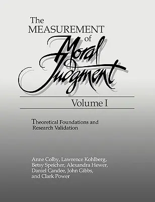 La misurazione del giudizio morale - The Measurement of Moral Judgment