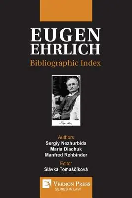 Eugen Ehrlich: Indice bibliografico - Eugen Ehrlich: Bibliographic Index