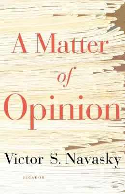 Una questione di opinione - A Matter of Opinion