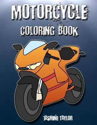 Libro da colorare sulla motocicletta - Motorcycle Coloriong Book