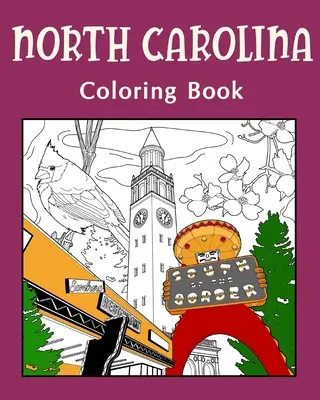 Libro da colorare sulla Carolina del Nord - North Carolina Coloring Book