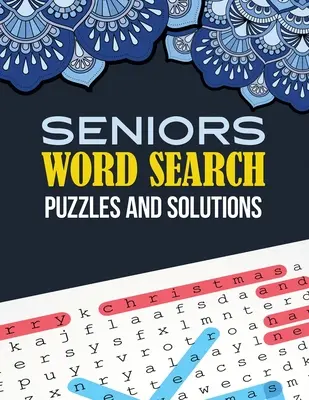 Puzzle di ricerca di parole per anziani e soluzioni: Libro di ricerca di parole impegnativo e divertente per adulti, libro di giochi Brian per anziani in questo regalo di Natale - Seniors Word Search Puzzle and Solutions: Word Search Book Challenging and Fun Puzzles for Adults, Brian Game Book for Seniors in This Christmas Gift
