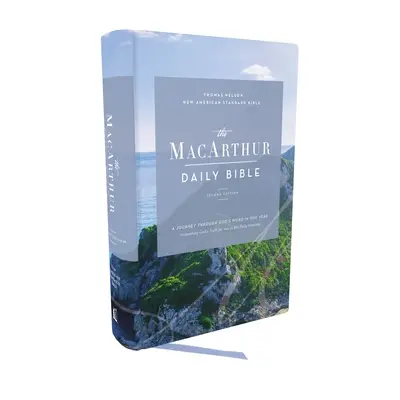 Nasb, Bibbia quotidiana MacArthur, 2a edizione, copertina rigida, stampa comfort - Nasb, MacArthur Daily Bible, 2nd Edition, Hardcover, Comfort Print