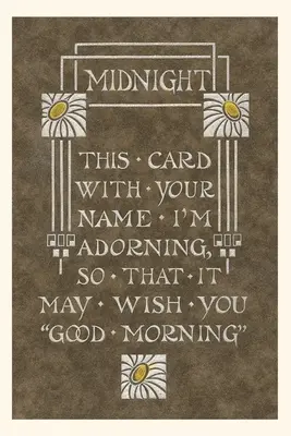 Diario d'epoca Saluto di buongiorno - Vintage Journal Good Morning Greeting