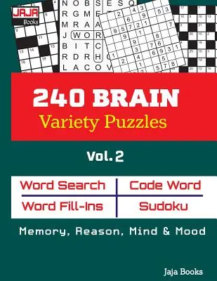 240 enigmi di varietà del cervello; Vol. 2 - 240 BRAIN Variety Puzzles; Vol. 2