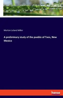 Uno studio preliminare sul pueblo di Taos, Nuovo Messico - A preliminary study of the pueblo of Taos, New Mexico
