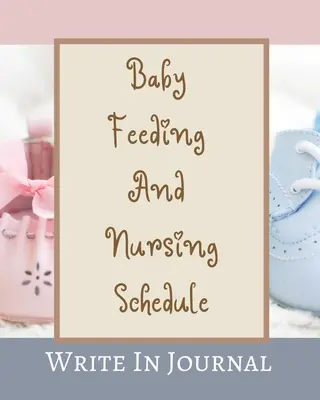Programma di alimentazione e allattamento del bambino - Diario da scrivere - Tempo, note, pannolini - Crema marrone pastelli rosa blu astratto - Baby Feeding And Nursing Schedule - Write In Journal - Time, Notes, Diapers - Cream Brown Pastels Pink Blue Abstract