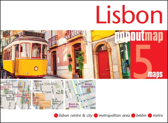 Mappa popout di Lisbona - Lisbon Popout Map