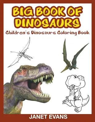 Libro dei dinosauri: Libro da colorare per bambini - Book of Dinosaurs: Children's Coloring Book