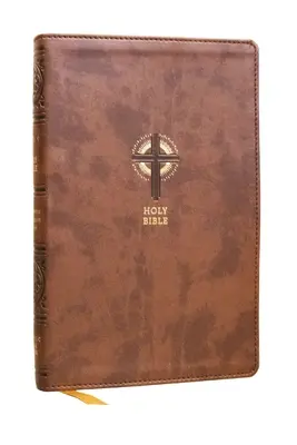 Alkitab Katolik Edisi NRSV Sacraments of Initiation, Brown Leathersoft, Comfort Print - Nrsvce Sacraments of Initiation Catholic Bible, Brown Leathersoft, Comfort Print