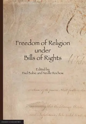 La libertà di religione nei disegni di legge sui diritti - Freedom of Religion under Bills of Rights