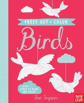 Stampa e colora: Uccelli - Press Out and Color: Birds
