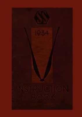 Libro di istruzioni delle auto Ss (Jaguar) - Instruction Book of Ss-Cars (Jaguar)