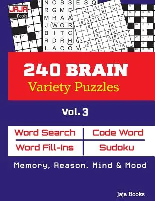 240 puzzle di varietà del cervello: Vol. 3 - 240 BRAIN Variety Puzzles: Vol. 3