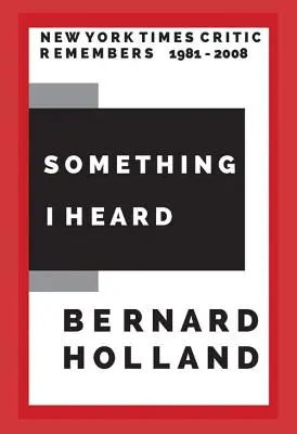 Qualcosa che ho sentito - Something I Heard