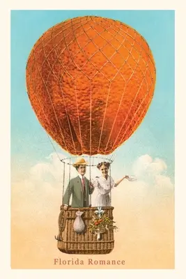 Vintage Journal Florida Romance, coppia in pallone arancione - Vintage Journal Florida Romance, Couple in Orange Balloon