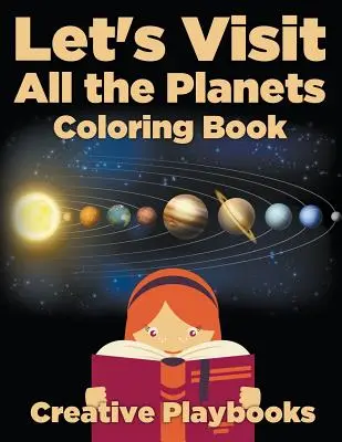 Libro da colorare Visitiamo tutti i pianeti - Let's Visit All the Planets Coloring Book