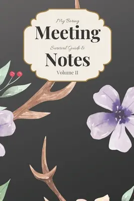 Guida e appunti di sopravvivenza alle riunioni noiose Volume II: Quaderno per riunioni 6x9 e libro puzzle - My Boring Meeting Survival Guide & Notes Volume II: 6x9 Meeting Notebook and Puzzle Book