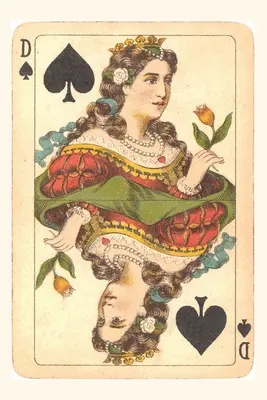 Diario d'epoca Regina di picche - Vintage Journal Queen of Spades