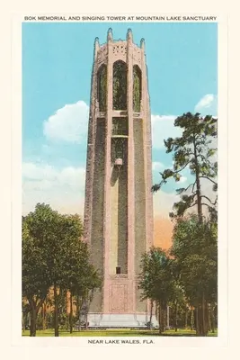 Diario d'epoca Bok Memorial, Lake Wales, Florida - Vintage Journal Bok Memorial, Lake Wales, Florida