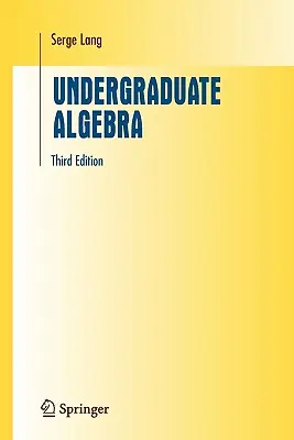 Algebra dei laureati - Undergraduate Algebra