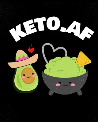 keto.af: Regalo di San Valentino Keto - Ricettario Keto a base vegetale - Taccuino in brossura vuoto per scrivere le tue idee preferite. - keto.af: Keto Valentines Day Gift - Plant Based Keto Cookbook - Blank Paperback Journaling Notebook To Write In Your Favorite R