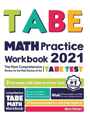 TABE Math Practice Workbook: Il ripasso più completo per la sezione matematica del test TABE - TABE Math Practice Workbook: The Most Comprehensive Review for the Math Section of the TABE Test