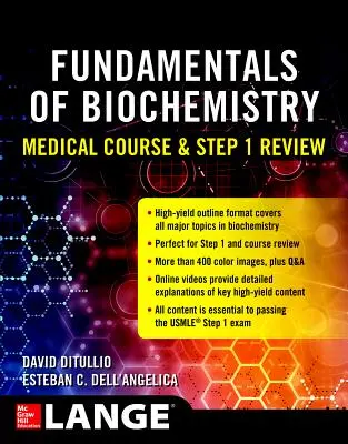 Fondamenti di biochimica Corso di medicina e ripasso del passo 1 - Fundamentals of Biochemistry Medical Course and Step 1 Review