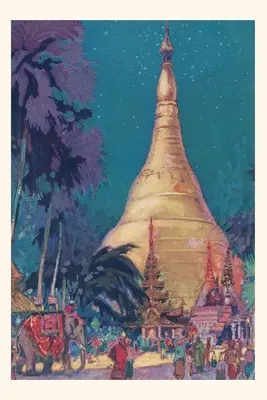 Diario d'epoca Tempio orientale di fantasia - Vintage Journal Fantasy Oriental Temple