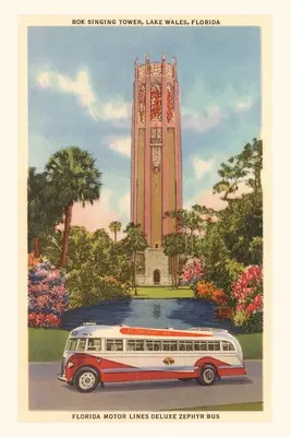 Diario d'epoca Torre di canto di Bok, Lake Wales, Florida - Vintage Journal Bok Singing Tower, Lake Wales, Florida