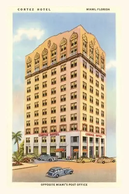 Diario d'epoca Hotel Cortez, Miami, Florida - Vintage Journal 'Cortez Hotel, Miami, Florida
