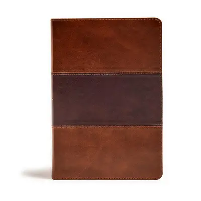Bibbia di riferimento KJV a stampa gigante, pelle marrone, indicizzata - KJV Giant Print Reference Bible, Saddle Brown Leathertouch