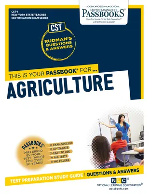 Agricoltura (Cst-1): Guida allo studio dei libretti Volume 1 - Agriculture (Cst-1): Passbooks Study Guide Volume 1