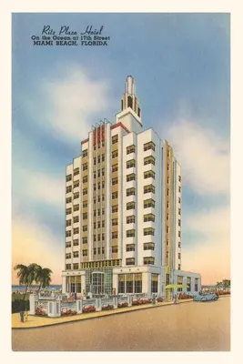 Diario d'epoca Hotel Ritz Plaza, Miami Beach - Vintage Journal Ritz Plaza Hotel, Miami Beach
