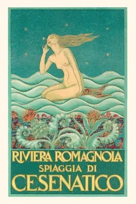 Diario d'epoca Art Deco che ascolta la sirena - Vintage Journal Art Deco Listening Mermaid