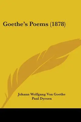 Poesie di Goethe (1878) - Goethe's Poems (1878)