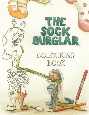 Il libro da colorare del ladro di calzini - The Sock Burglar Colouring Book