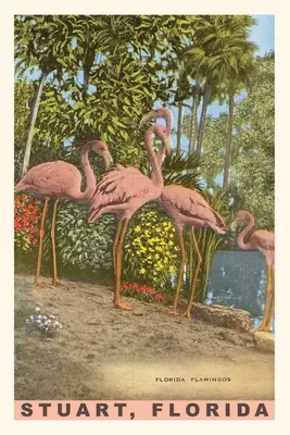 Diario d'epoca Fenicotteri - Vintage Journal Flamingos