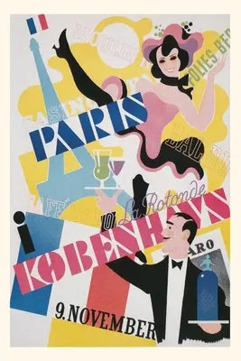 Diario d'epoca Poster per le Follie di Parigi a Copenaghen - Vintage Journal Poster for Paris Follies in Copenhagen
